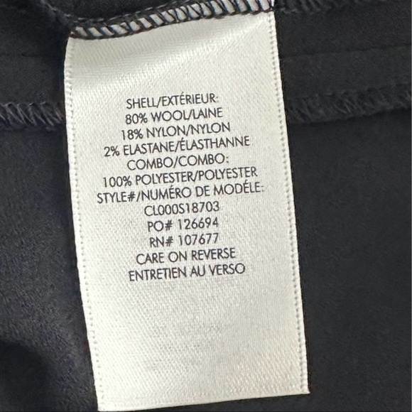 ELIE TAHARI Linen Blend Cap Sleeve Eyelet Trim Navy Blue Knee Length Dress - Picture 6 of 12